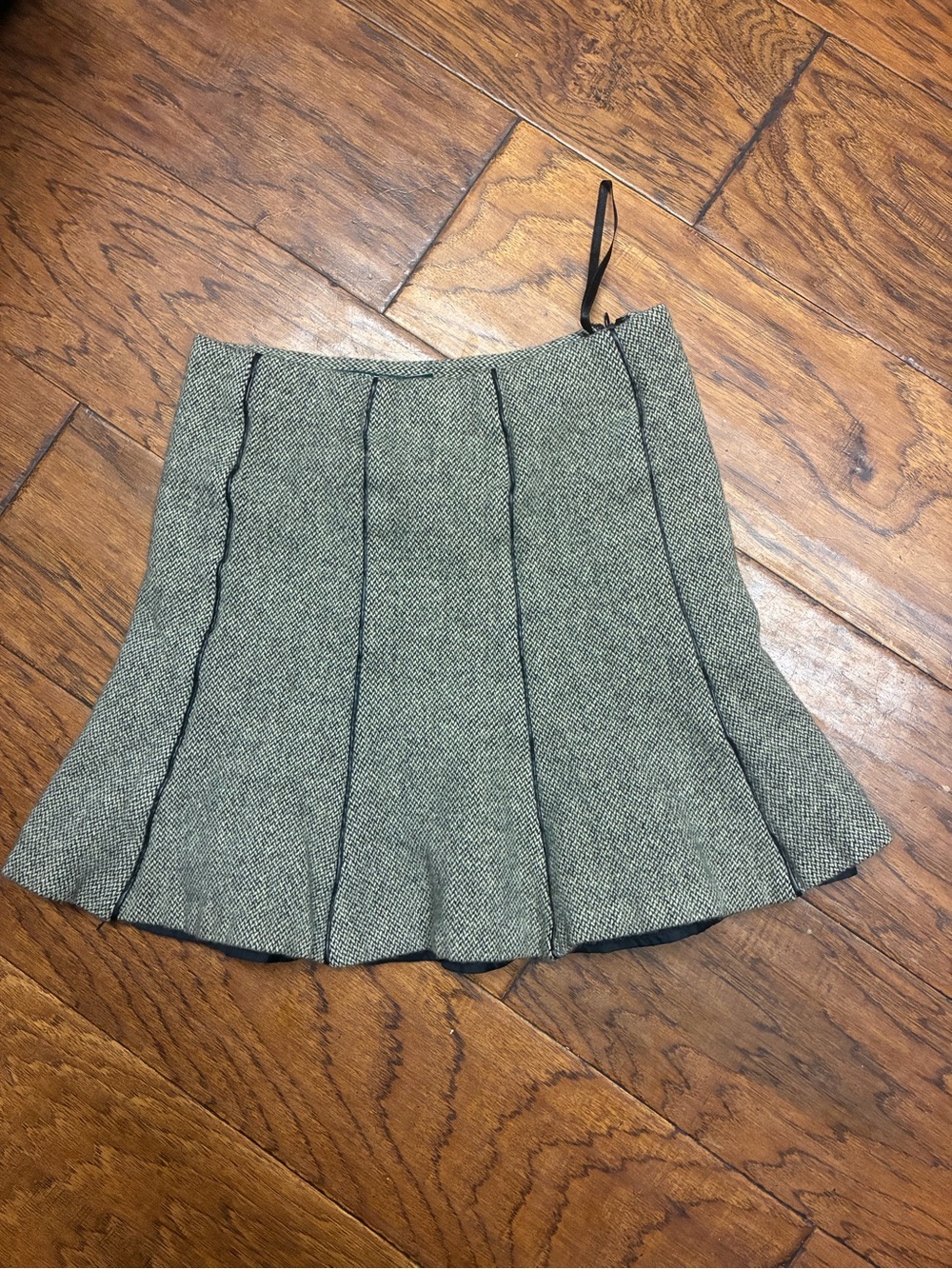 Lauren Ralph Lauren Wool Blend Tweed Flared Mini Skirt 2P capsule old money